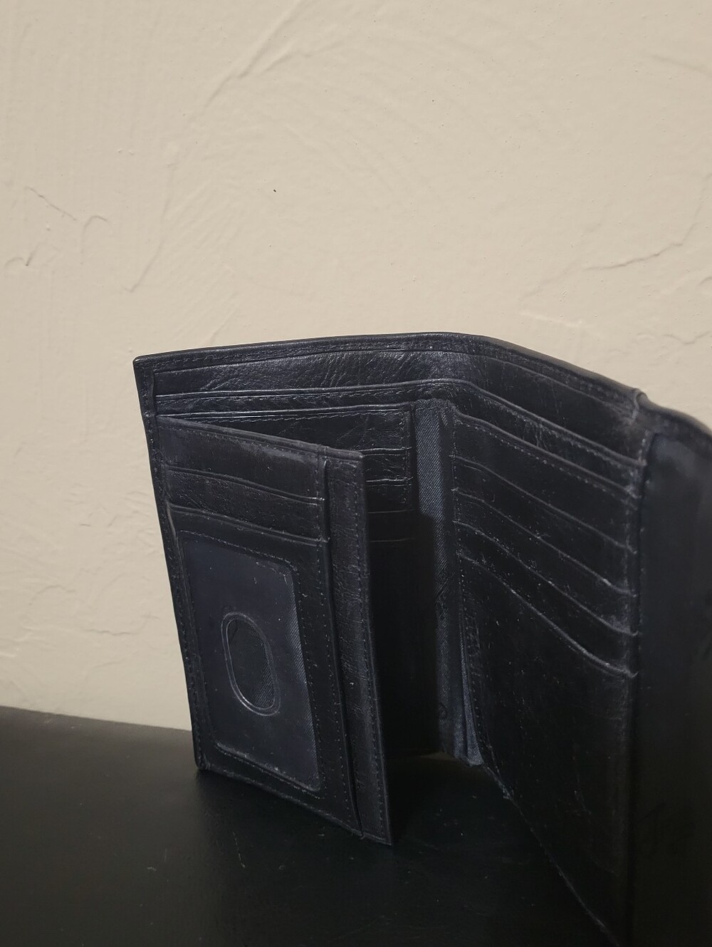 Fossil trifold leather wallet - Picture 4 of 5